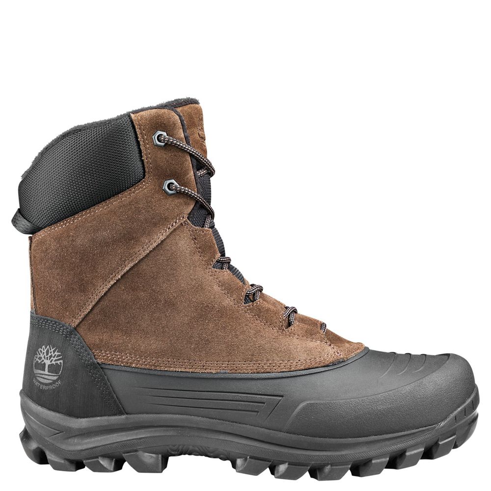 Botas de Invierno Timberland Argentina Hombre - Snowblades Tall - Marrones/Negras - ADSRTK-451